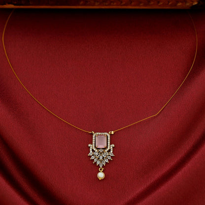 Stone Pearl String Neckpiece