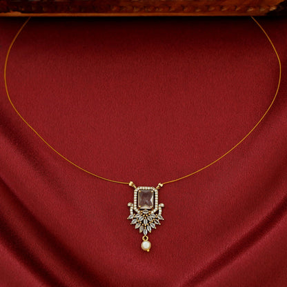 Stone Pearl String Neckpiece